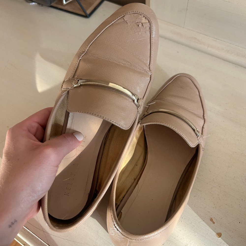 very worn Beige Loafers